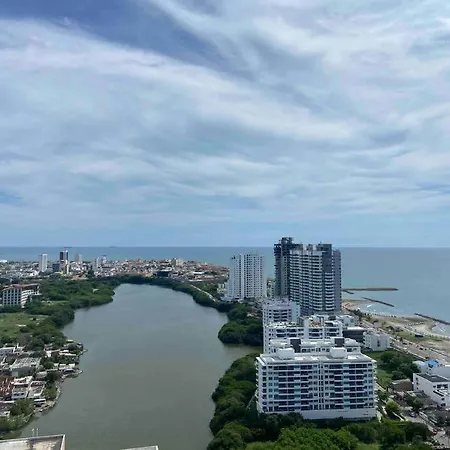 Galeria Caribe 2 En Piso 24 Cerca De La Playa Y Centro Historico Apartamento Cartagena