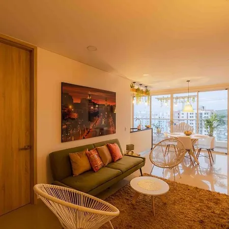 Apartamento Galeria Caribe 2 En Piso 24 Cerca De La Playa Y Centro Historico Cartagena